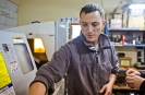 An der Arbeit